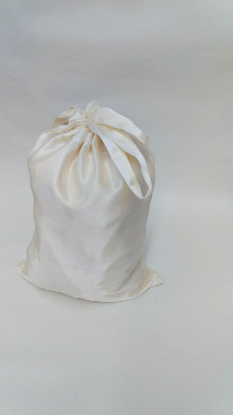 Satin Gift Bag Large Drawstring Gift Reusable Pouche image 4