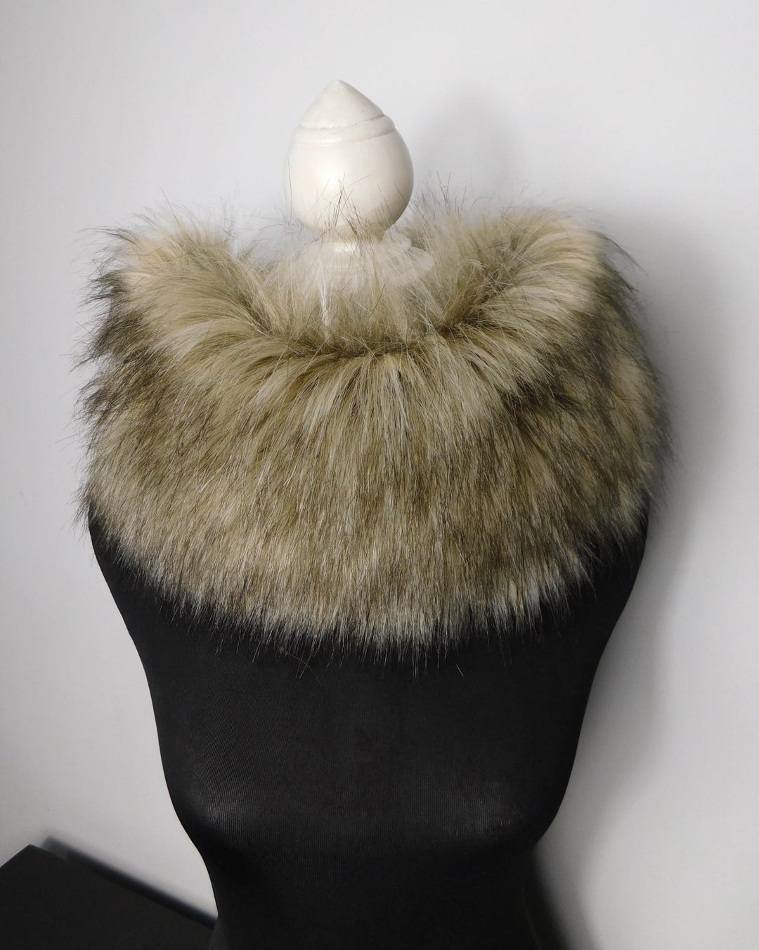 Fox Neck Raps Snood Faux Fur Infinity Scarf Statement Oversize Realistic Fox Neck ...