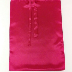 Satin Gift Bag Large Drawstring Gift Reusable Pouche image 8