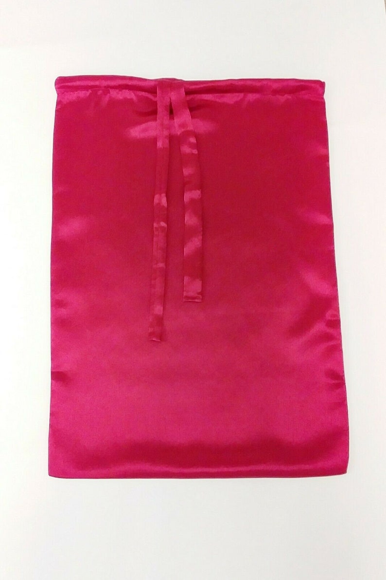 Satin Gift Bag Large Drawstring Gift Reusable Pouche image 8