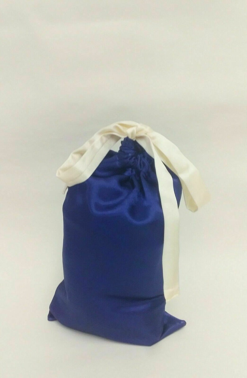 Satin Gift Bag Large Drawstring Gift Reusable Pouche image 2