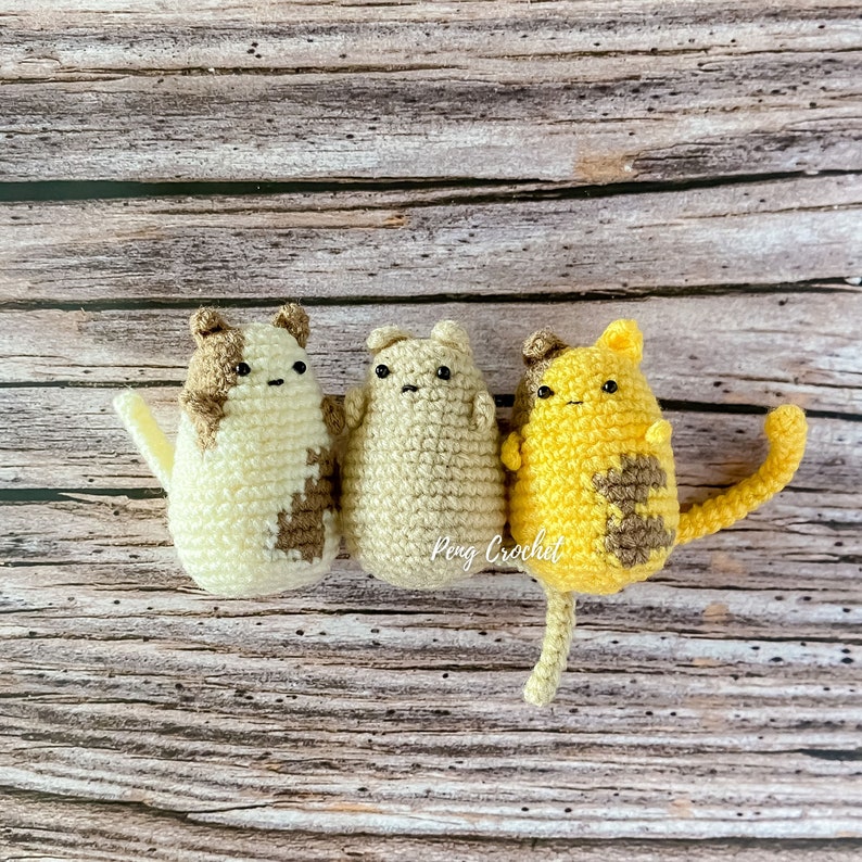 Hana Cat Amigurumi Crochet Pattern PDF image 1