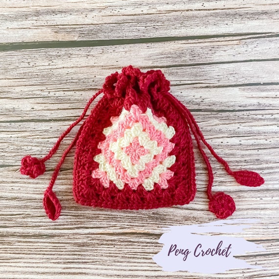 Granny square sales pouch