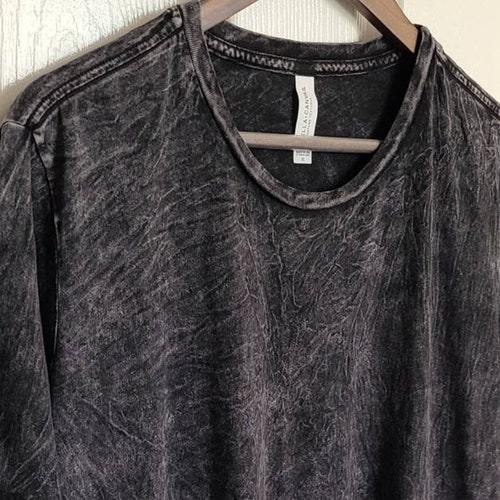 Black Mineral Wash Soft & Comfy Wrinkle Free Womens Tee - Etsy