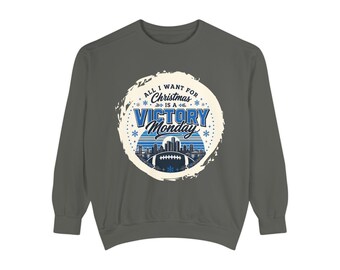Detroit Victory Monday Football Christmas sweatshirt | Holiday Football Crewneck
