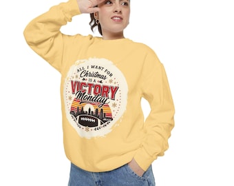 Kansas City Victory Monday Football Christmas sweatshirt | Holiday Football Crewneck