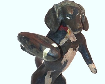 Vienna Bronze Football Dachshund Hand Painted