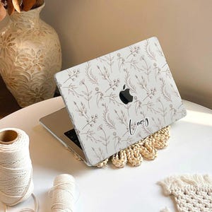 Artistic Leafline Cover MacBook Case Cover for MacBook Air 13 MacBook Pro 13 14 16 15 Air 13 12 inch MacBook Air 13 M2 M3 inch Laptop Case
