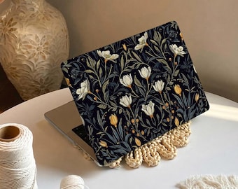 Floral MacBook Hard Case Cover: Protective Laptop Shell