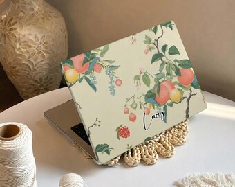 Floral MacBook Case: Hard Plastic Cover for Air/Pro
