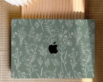 Artistic Leaf MacBook Hard Case Cover for MacBook Air 13 MacBook Pro 13 14 16 15 Air 13 12 inch MacBook Air 13 M2 M3 inch Laptop Case