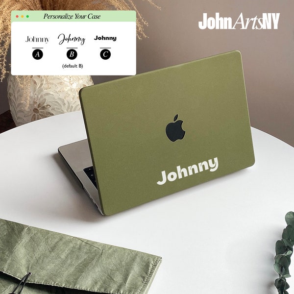 Green Frosted MacBook Hard Case Cover for MacBook Air 13 MacBook Pro 13 14 16 15 Air 13 12 inch MacBook M2 M3 inch Laptop Case