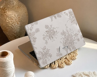 Floral MacBook Case: Hard Plastic Cover for Air/Pro
