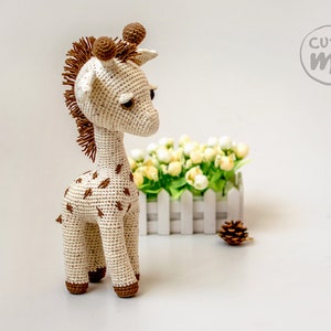 PATTERN. Giraffe Baton. Amigurumi pattern giraffe , crochet giraffe pattern. image 2