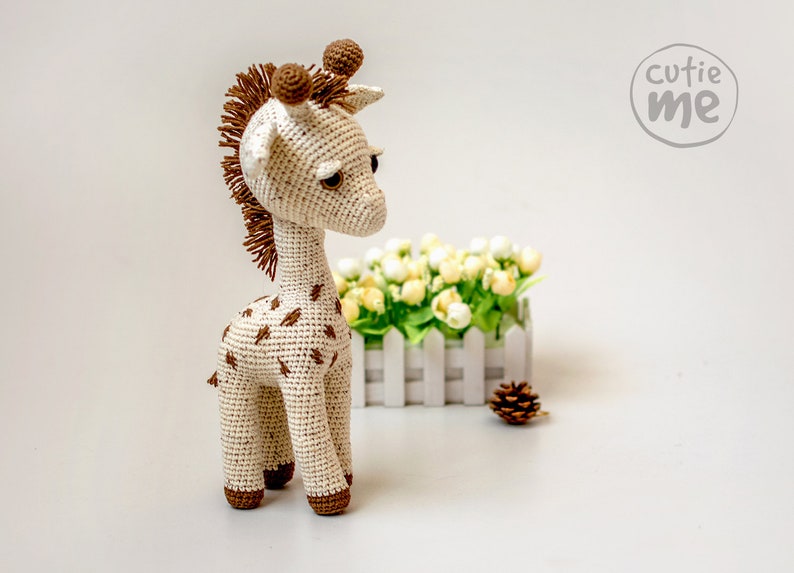 PATTERN. Giraffe Baton. Amigurumi pattern giraffe , crochet giraffe pattern. image 2