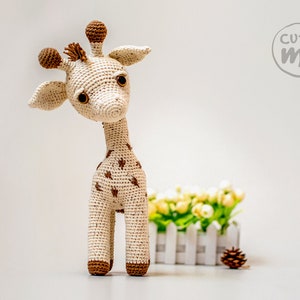 PATTERN. Giraffe Baton. Amigurumi pattern giraffe , crochet giraffe pattern. image 3