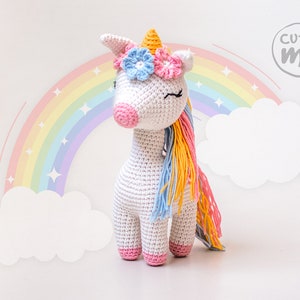 PATTERN Lucy the Unicorn. PDF crochet unicorn pattern, Amigurumi Unicorn image 2