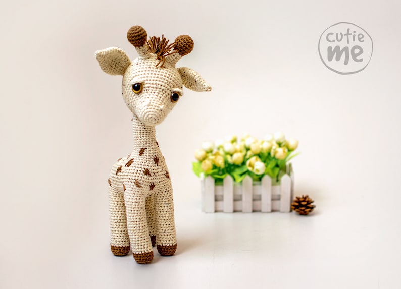 PATTERN. Giraffe Baton. Amigurumi pattern giraffe , crochet giraffe pattern. image 6