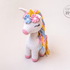 PATTERN Lucy the Unicorn. PDF crochet unicorn pattern, Amigurumi Unicorn image 3