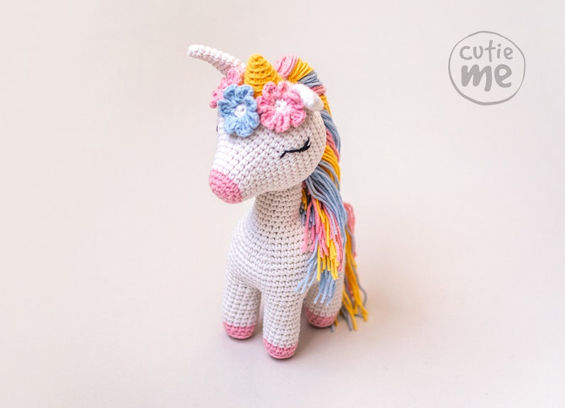 PATTERN Lucy the Unicorn. PDF crochet unicorn pattern, Amigurumi Unicorn image 3