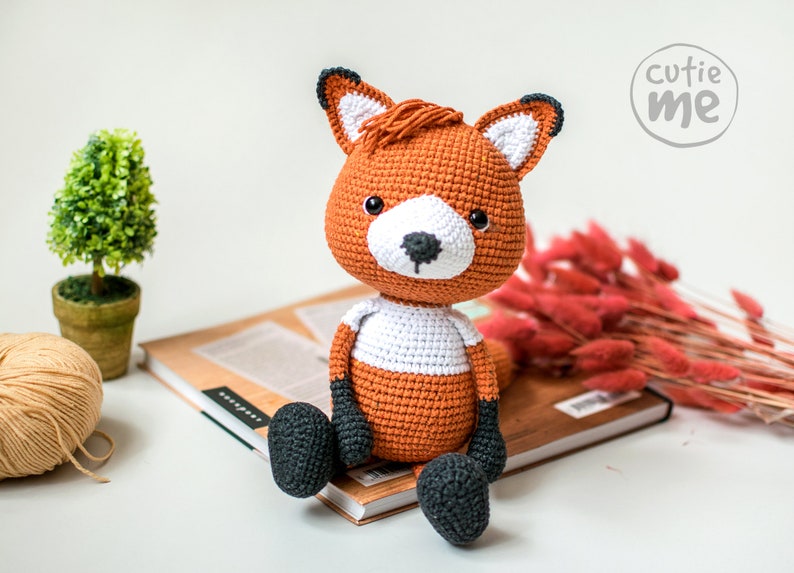 PATTERN Phill the Fox. PDF crochet Fox pattern, Amigurumi Fox pattern image 4
