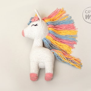 PATTERN Lucy the Unicorn. PDF crochet unicorn pattern, Amigurumi Unicorn image 4