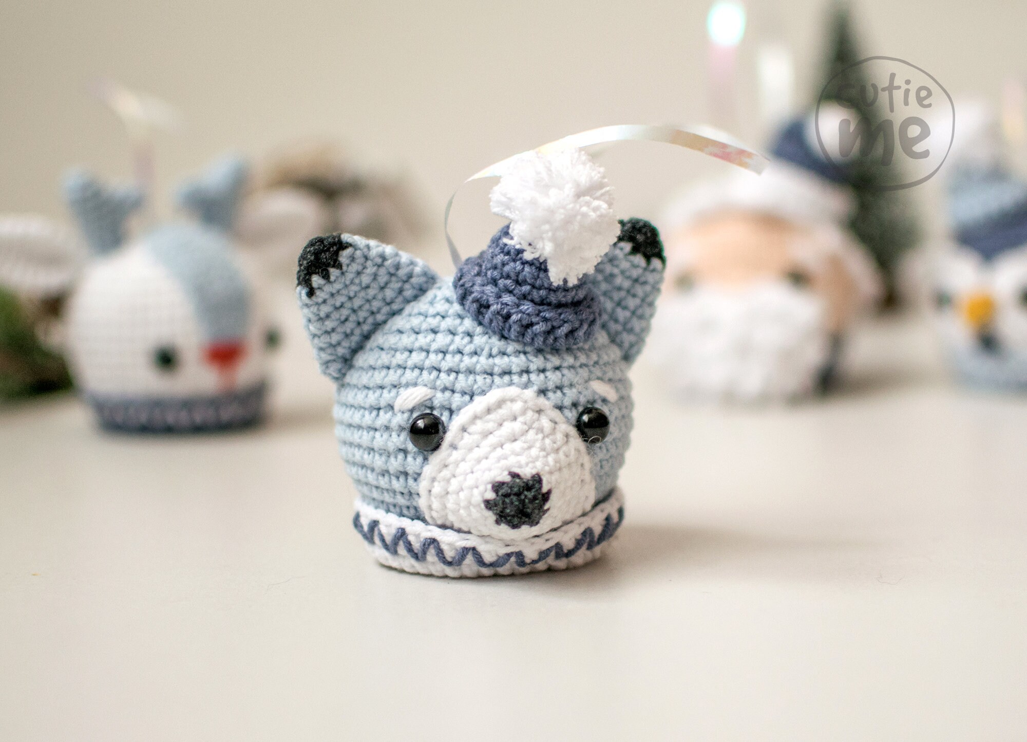 Crochet Furry Snowball Baubles - Free Pattern - Annie Design Crochet