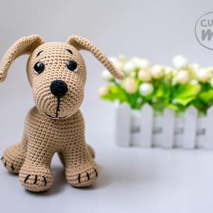 Amigurumi little dog crochet toy pattern