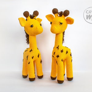 PATTERN. Giraffe Baton. Amigurumi pattern giraffe , crochet giraffe pattern. image 4