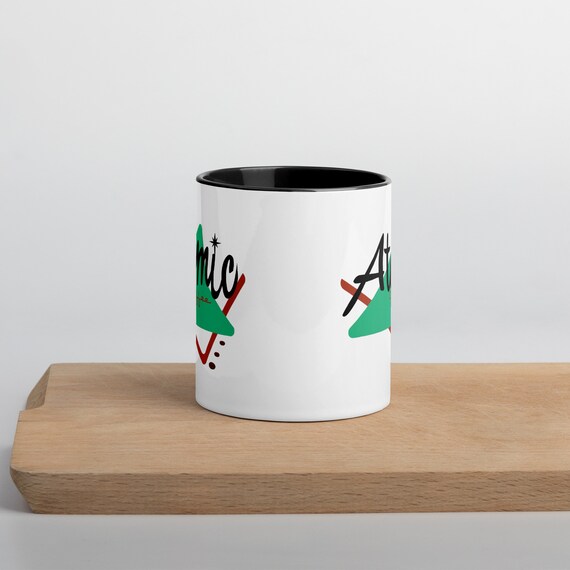 Atomic Coffee Mug: MCM Retro Kitchen Decor - Etsy