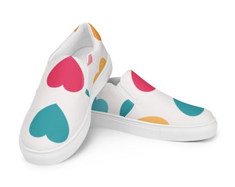 Valentine's Day Women’s slip-on canvas shoes