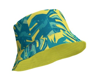 Reversible Floral Bucket Hat: Breathable Summer Headwear