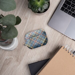 Blue Plaid Case for AirPods®, earphone case, earbud case, Christmas gifts, birthday gifts, stocking stuffers, gift ideas