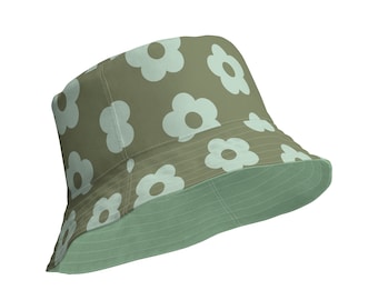 Cappello da pescatore reversibile floreale: accessorio estivo traspirante