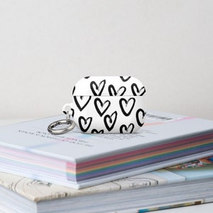 Hearts Case for AirPods®, earphone case, earbud case, Christmas gift, Birthday gift, stocking stuffers