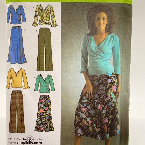 Simplicity sewing pattern 4095, UNCUT/FF, Women's clothes pattern, size 20w-28w