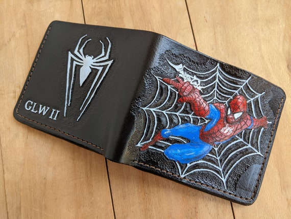 Araña Telaraña Superhéroe Cómics Hombre 3D Genuine Leather - Etsy España Araña Telaraña Superhéroe Cómics Hombre 3D Genuine Leather - Etsy España