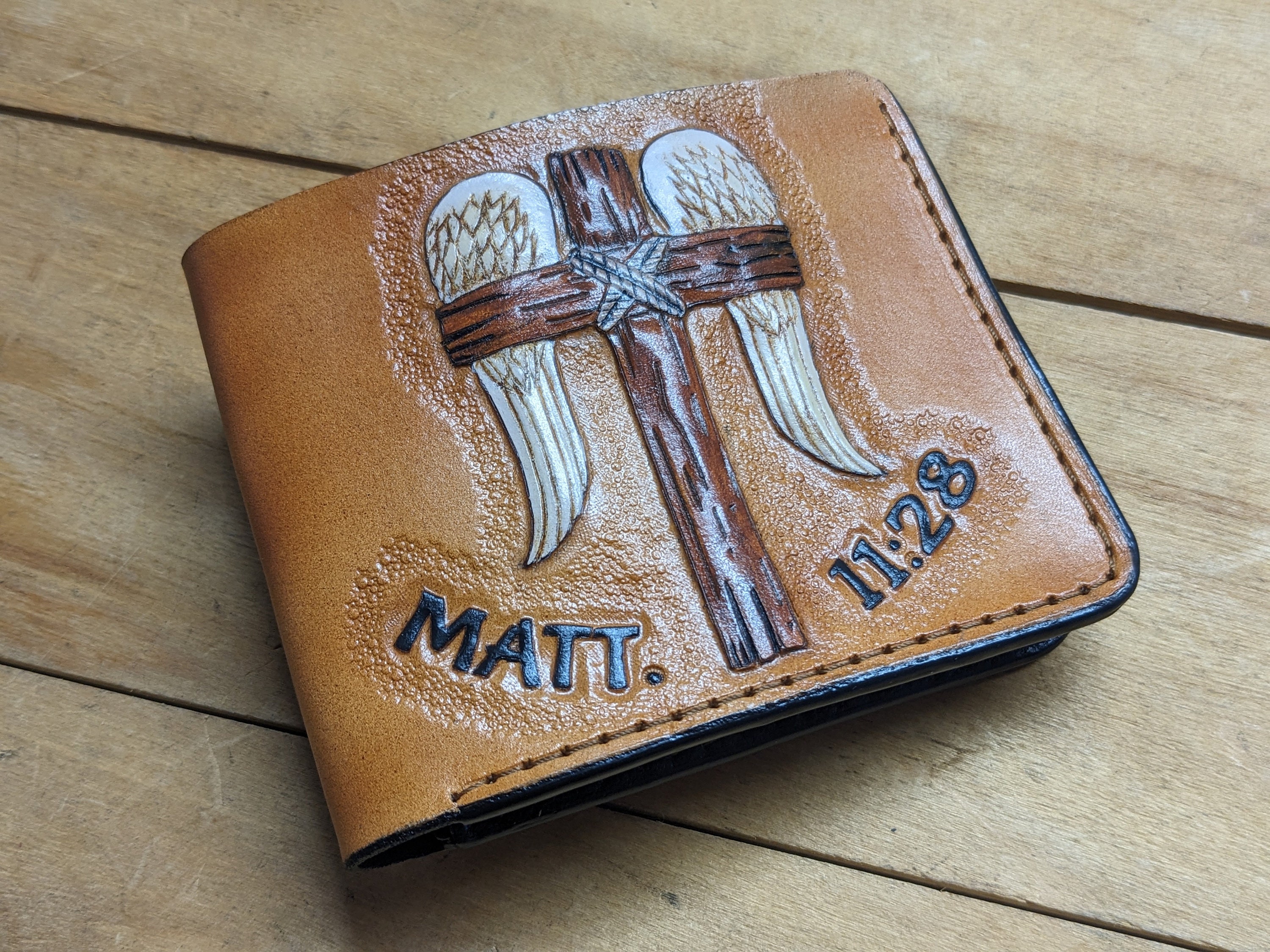 Men's 3D Genuine Leather Wallet