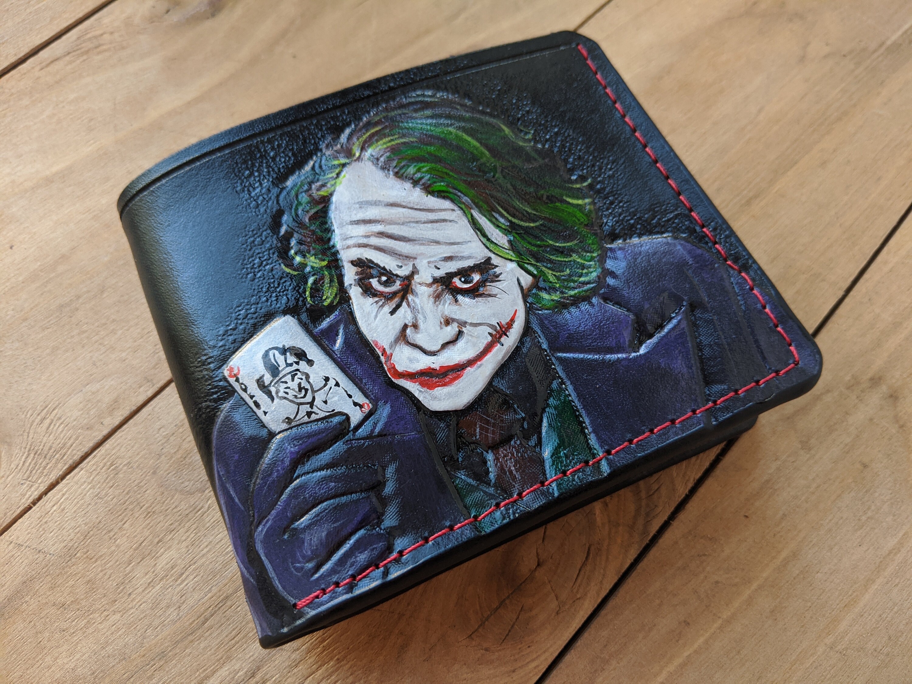Joker Heath Ledger Why so Serious Men's 3D Genuine Etsy