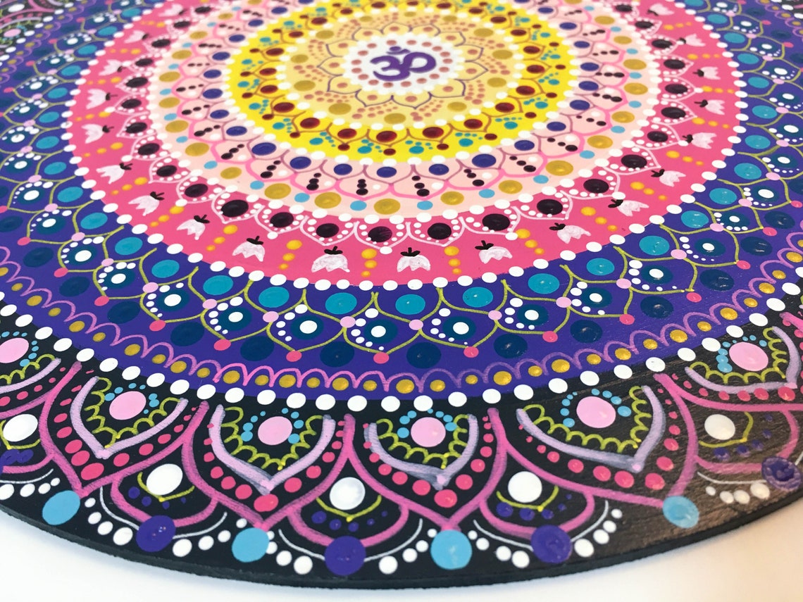 Mandala wall art. Original hand painted. Wall Decor. Mandala Etsy