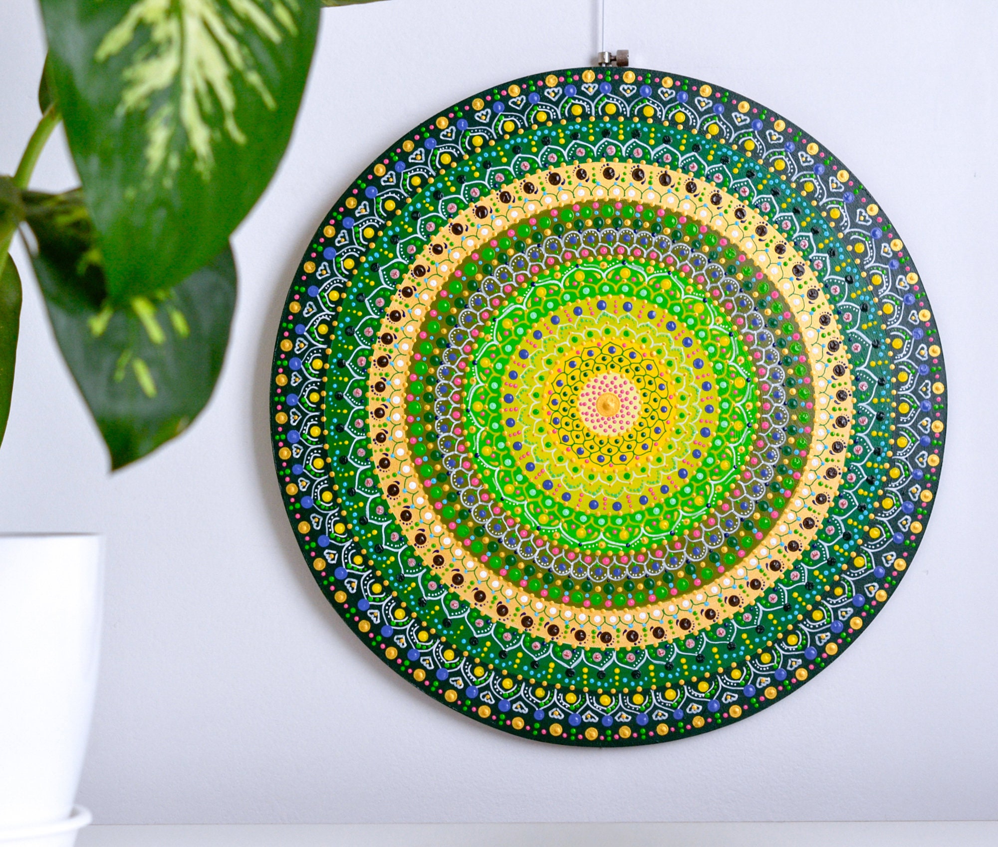 Mandala wall art 15. Mandala art wall decor Mother Earth Etsy