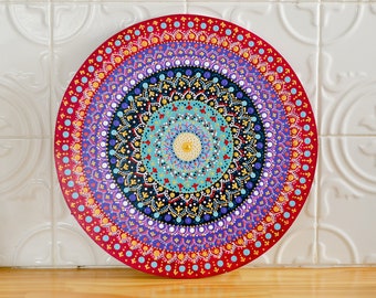 Mandala for wallt, mandala wall art colorful. Mandala wall art. Mandala hand painted