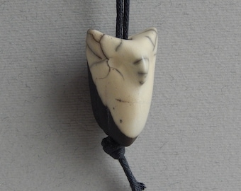 Keramik-Anhänger "Eule", handgemachte Schmuck, Keramik, Geschenk, Ethnos, Talisman, für Handarbeiten, Keramikperlen, keltisch, alt, historisch, Ton