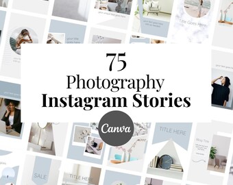 Photography Instagram Story Templates, Instagram Stories, Photography, Photo Frames, Minimalist, Canva Templates