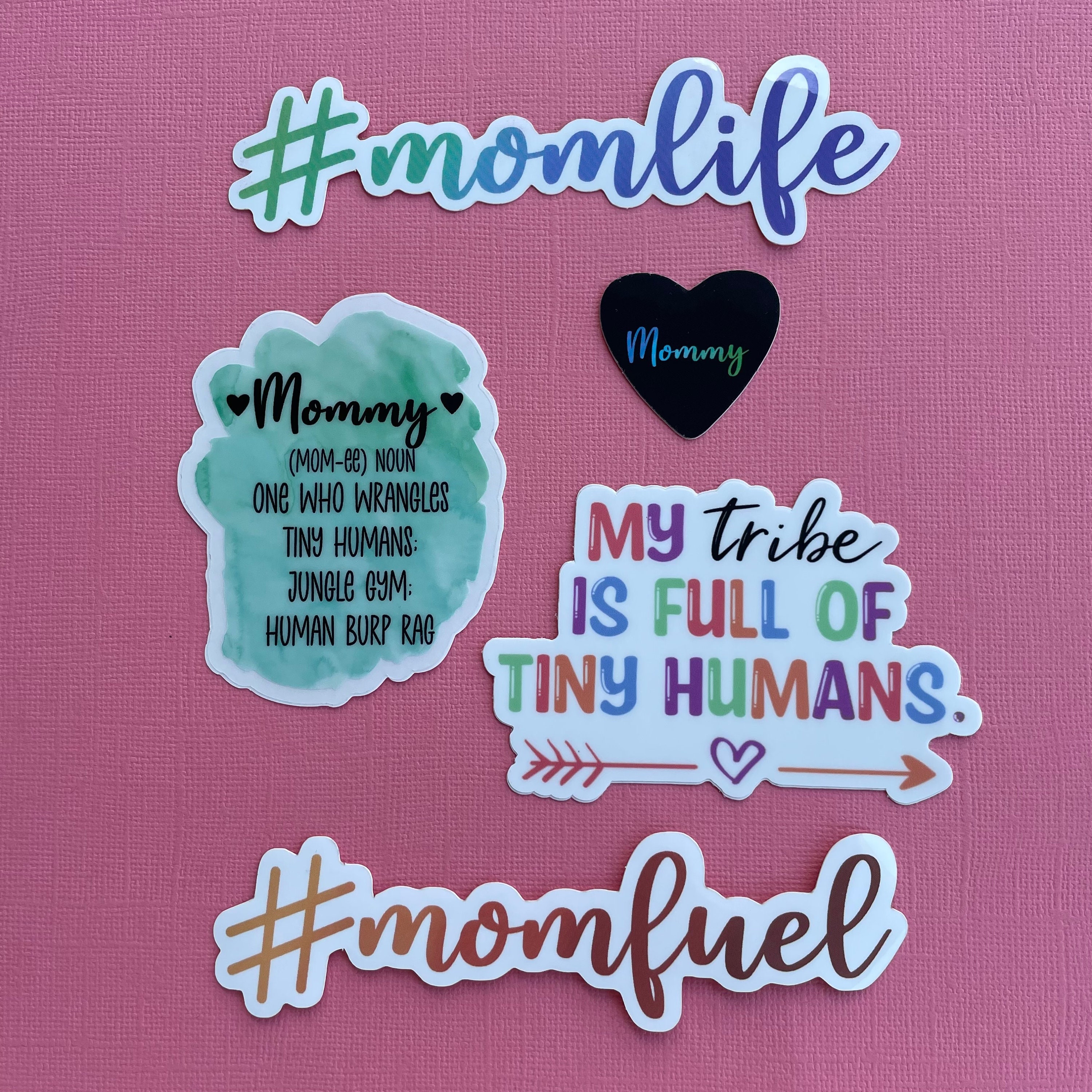 Mom Basics Sticker Pack / Waterproof Sticker for Car, Tablet Laptop ...