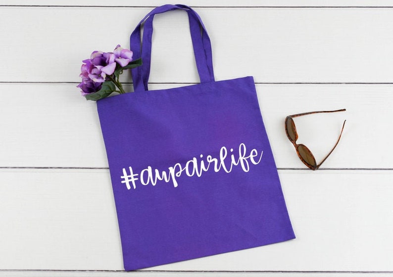 Aupair Gift Under 20 Hashtag #aupairlife Tote Aupair Bag Aupair Tote Aupair Gift