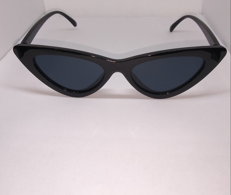 Black Cat Eye Sunglasses Etsy