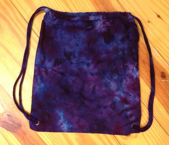 purple velvet backpack