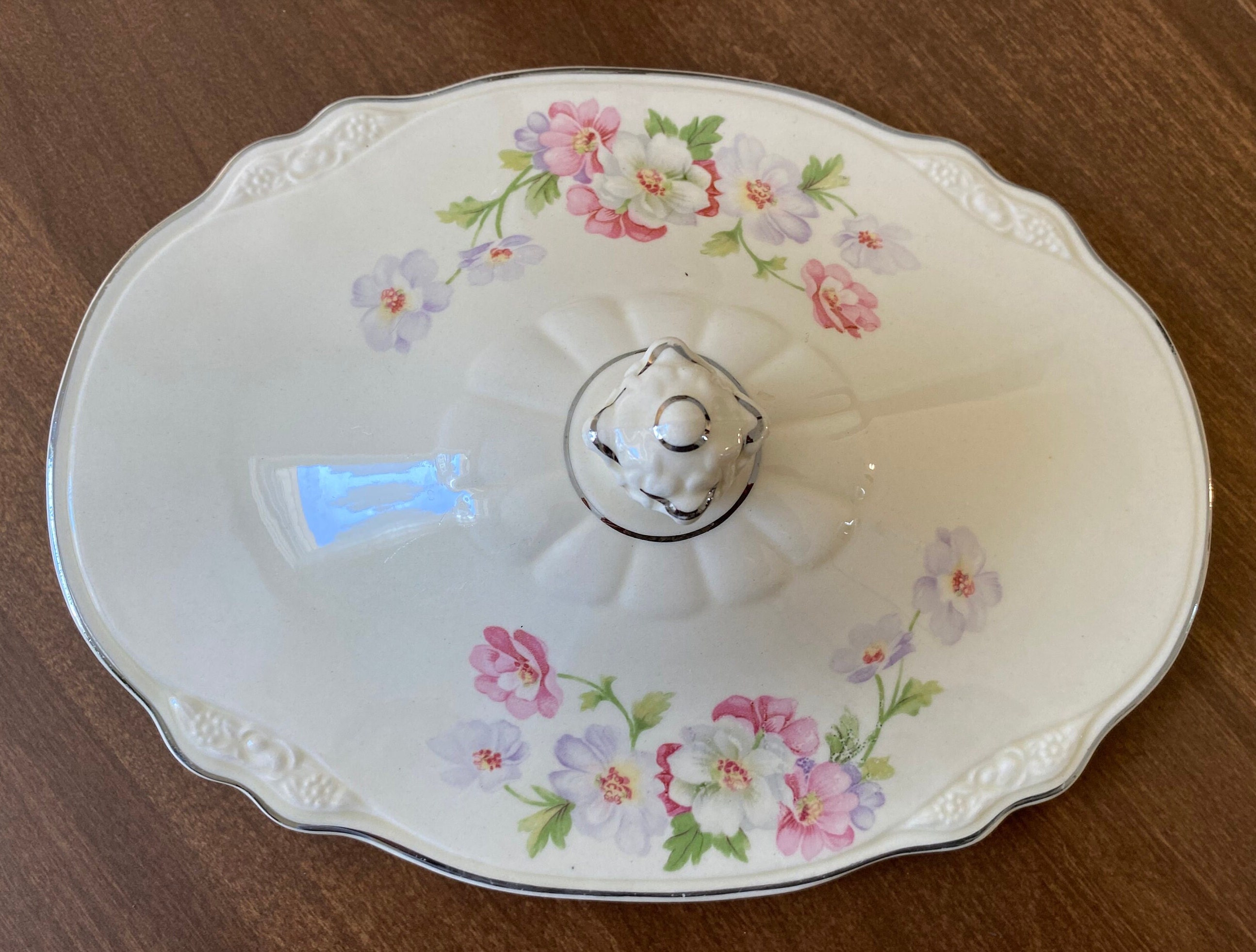 Fluffy Rose Oval Covered Vegetable Dish Homer Laughlin Virginia Rose  Covered Serving Bowl Made in USA - Etsy