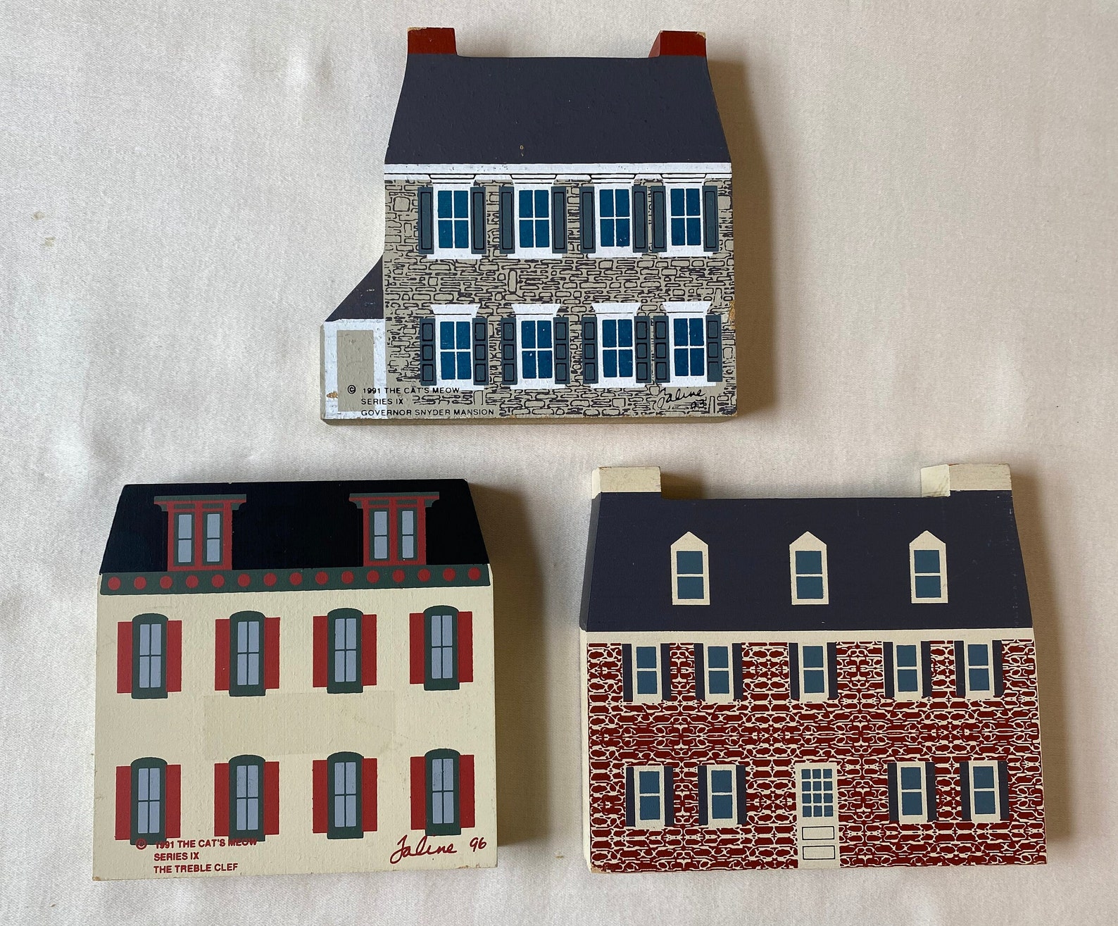 The Cat's Meow Collection of 3 Miniatures Governor Snyder Etsy